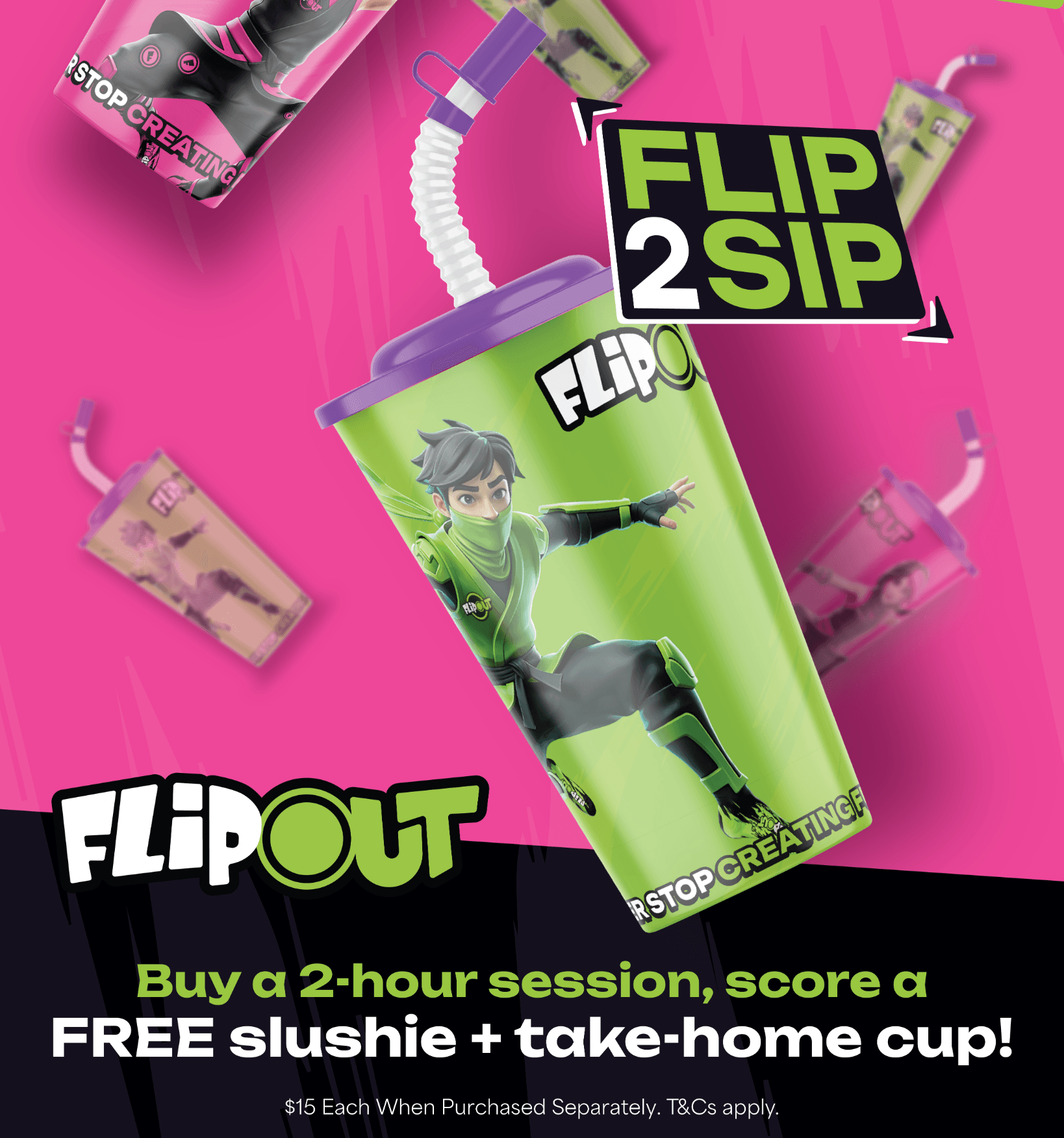 Free slushie poster